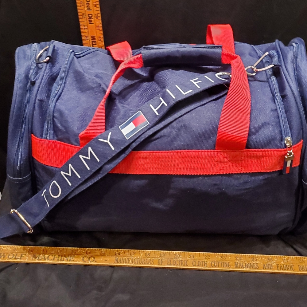 Vintage 90's Tommy Hilfiger Gym/Travel Duffle Bag
